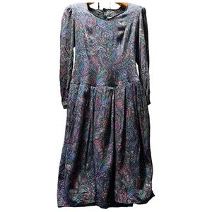 Act I Vintage Floral Dress Size 6